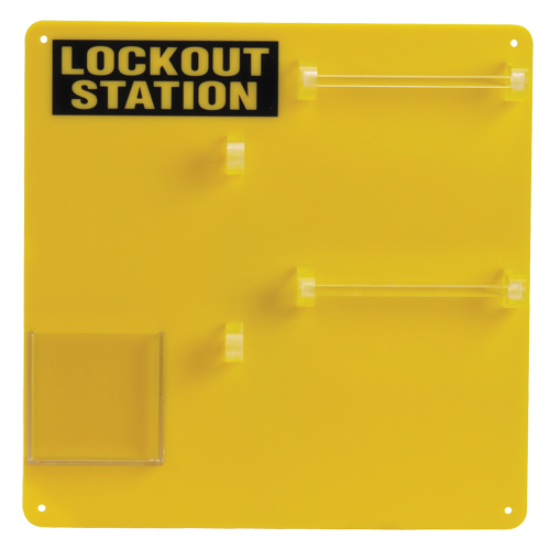 Lockout Board, 12 Padlock Capacity, Padlocks Not Included Southpoint Industrial Supply