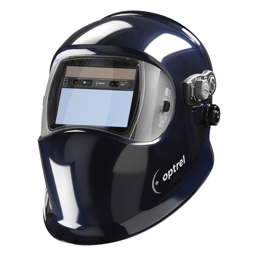 E684 Welding Helmets, 4.25" L x 2" W View Area, 4/5 - 13 Shade Range, Blue Southpoint Industrial Supply
