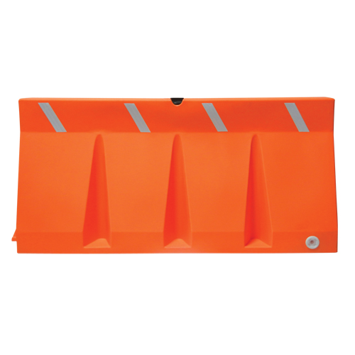 Barri&egrave;res de circulation, Rempli d'eau, 69,75" lo x 33,75" h, Orange Southpoint Industrial Supply