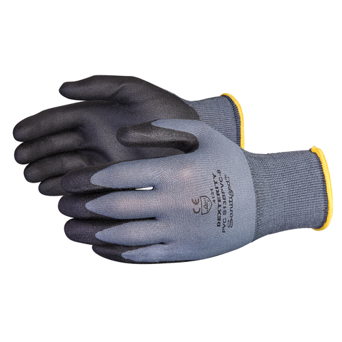 Gants enduits Dexterity, 11/2T-Grand, R&ecirc;vetement PVC, Calibre 13, Enveloppe en Nylon Southpoint Industrial Supply