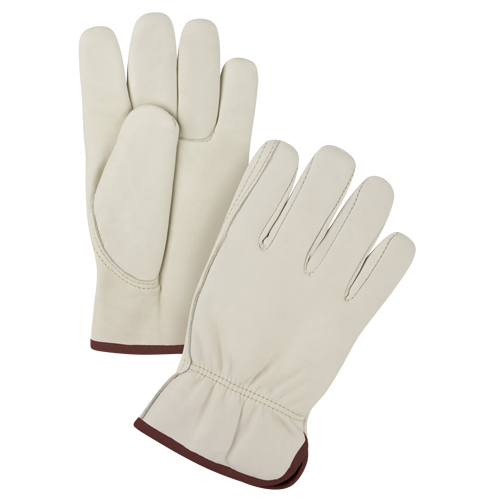 Gants de conducteur de premi&egrave;re qualit&eacute;, Grand, Paume en Cuir fleur de vache Southpoint Industrial Supply