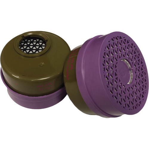 Respirator Cartridge, Gas/Vapour Cartridge, Multi Gas/Organic Vapour/P100 Filter Southpoint Industrial Supply