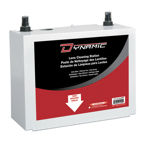 Poste de nettoyage de lentilles Dynamic, M&eacute;tal, 8" lo x 5" p x 6" h Southpoint Industrial Supply