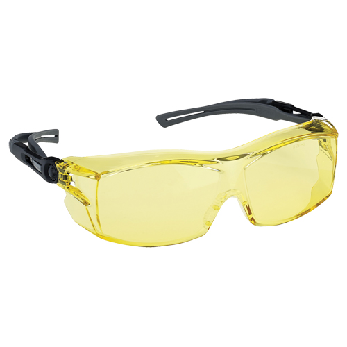 Dynamic OTG Extra Series Safety Glasses, Amber Lens, Anti-Fog/Anti-Scratch, ANSI Z87+/Meets/Exceeds CSA Z94.3 Southpoint Industrial Supply