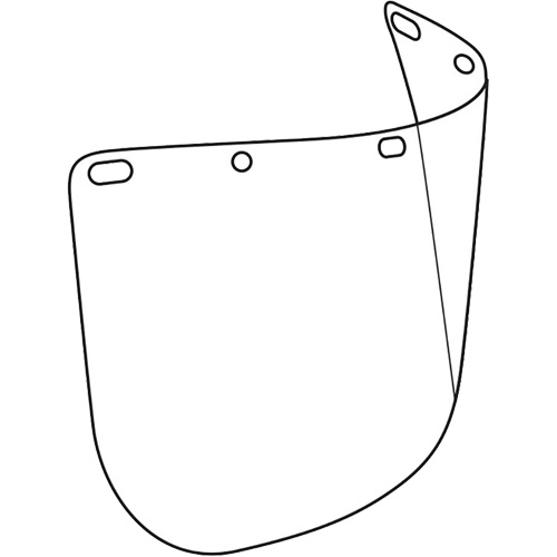 Visi&egrave;re d&eacute;coup&eacute;e &agrave; l'emporte-pi&egrave;ce Dynamic, Polycarbonate, Teinte Transparent Southpoint Industrial Supply