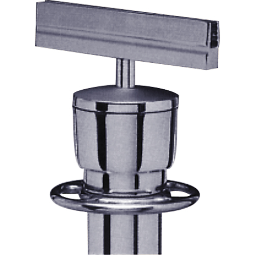 Sign Bracket for Portable Post, Satin Chrome Southpoint Industrial Supply