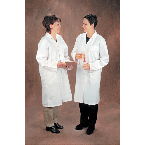 Lab Coats, Poly-Cotton, Small, White Southpoint Industrial Supply