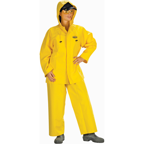 Hurricane Flame Retardant/Oil Resistant Rain Suits - Rainsuits, 4X-Large, Yellow Southpoint Industrial Supply
