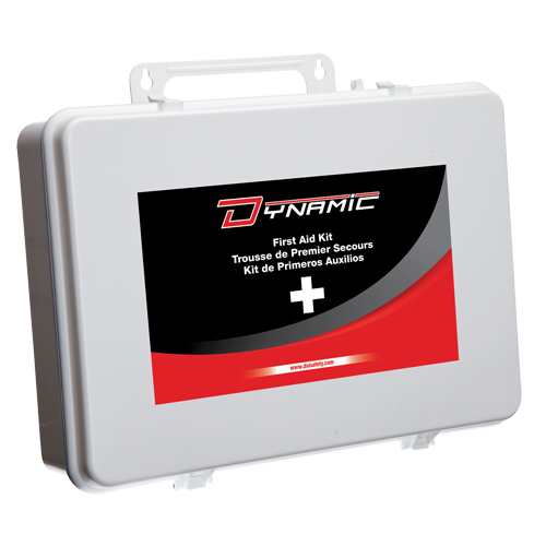 Trousse de premiers soins pour autobus scolaire Dynamic, Dispositif m&eacute;dical Classe 1, 36 unit&eacute;s/Boîte en m&eacute;tal Southpoint Industrial Supply