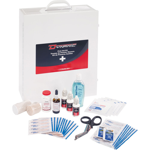 Dynamic General-Purpose Industrial First Aid Kit, Class 1 Medical Device, Metal B Southpoint Industrial Supply