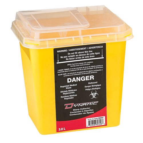 Contenant Sharps Dynamic, Capacit&eacute; de 3 L Southpoint Industrial Supply