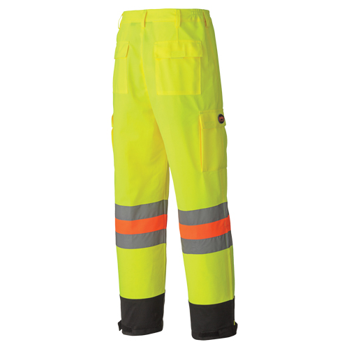 6009 Pantalon de s&eacute;curit&eacute; routi&egrave;re respirant, Polyester, T-petit, Jaune lime haute visibilit&eacute; Southpoint Industrial Supply