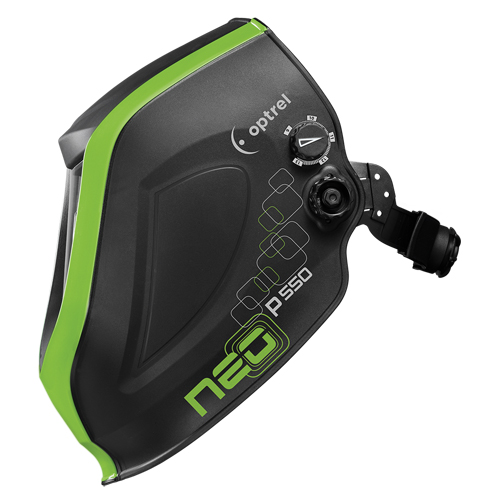 Masque de soudage P550, 3,94" lo x 1,97" la Champ de vision, Teinte 4/9 - 13, Noir/Vert Southpoint Industrial Supply