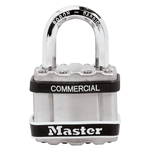 Cadenas lamin&eacute;, Argent, Cl&eacute;s diff&eacute;rentes, Acier lamin&eacute;, Largeur de 1-3/4" Southpoint Industrial Supply