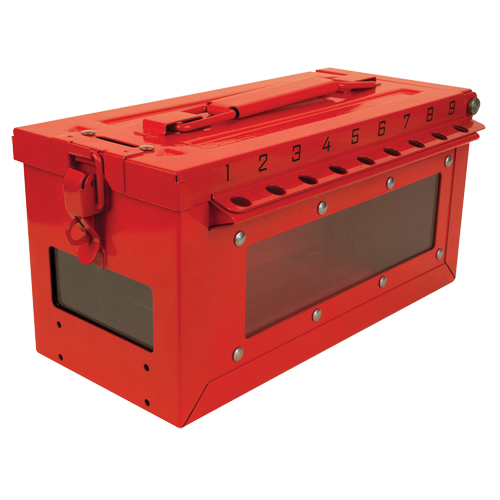 Small Group Lock Box, Red Southpoint Industrial Supply