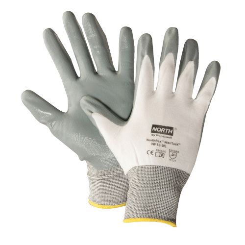 Gants NorthFlex Nitri Task, T-Grand, R&ecirc;vetement Nitrile, Calibre 13, Enveloppe en Nylon Southpoint Industrial Supply