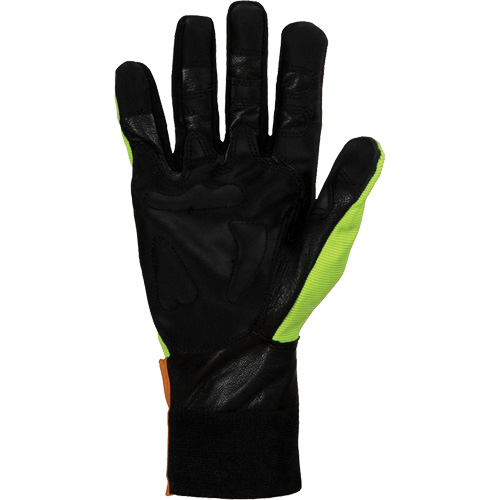 Gants pour scie &agrave; chaîne haute visibilit&eacute; Endura, Taille Grand/9, Paume Ch&egrave;vre Southpoint Industrial Supply