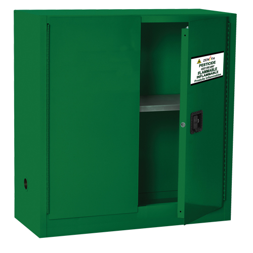 Pesticide Storage Cabinet, 30 gal., 44" H x 43" W x 18" D Southpoint Industrial Supply