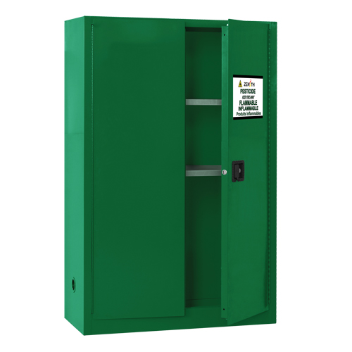 Pesticide Storage Cabinet, 45 gal., 65" H x 43" W x 18" D Southpoint Industrial Supply