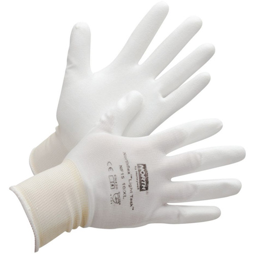 North&reg; NorthFlex Light Task Coated Gloves, 11/2X-Large, Polyurethane Coating, 15 Gauge, Nylon Shell Southpoint Industrial Supply