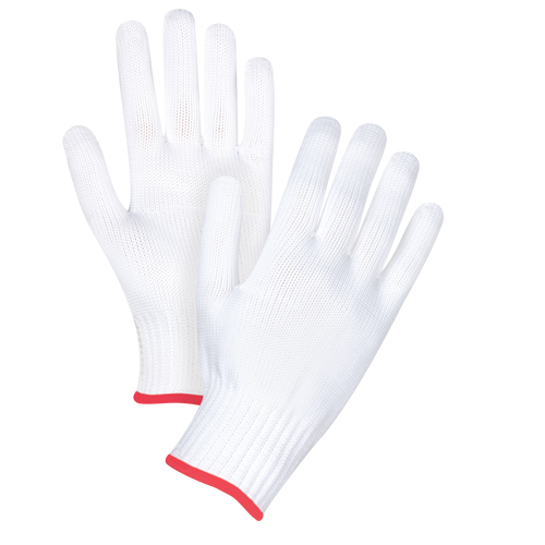 Seamless String Knit Gloves, Polyester, 10 Gauge, Small Southpoint Industrial Supply