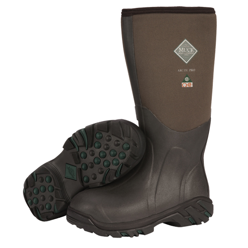 Arctic Pro Extreme Conditions Work Boot, Rubber, Steel Toe, Size 8, Puncture Resistant Sole Southpoint Industrial Supply