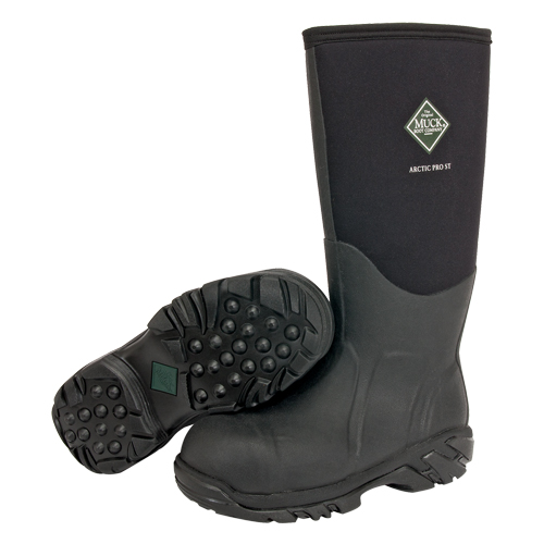 Arctic Pro Extreme Conditions Work Boot, Rubber, Steel Toe, Size 8, Puncture Resistant Sole Southpoint Industrial Supply