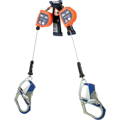 C&acirc;ble de s&eacute;curit&eacute; autor&eacute;tractable pour rebord Nano-Lok, 7', Acier inoxydable, Pivotant Southpoint Industrial Supply