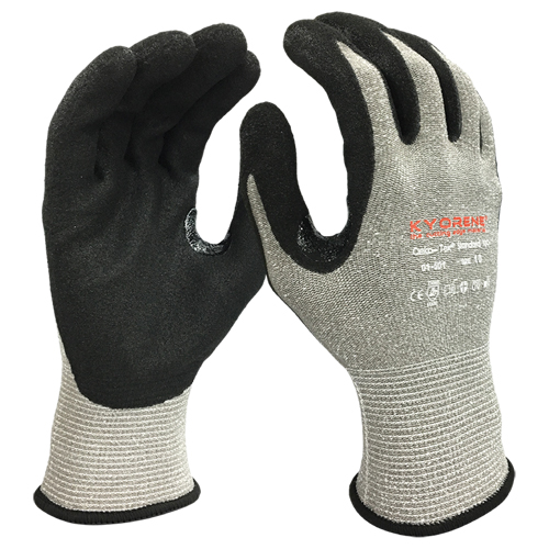 Cut-Resistant Gloves, Size Large/9, 13 Gauge, Foam Nitrile Coated, Kyorene&reg; Shell, ANSI/ISEA 105 Level 3/EN 388 Level C Southpoint Industrial Supply