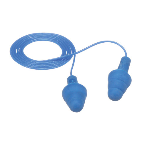 E-A-R UltraFit Metal-Detectable Earplugs, Corded, Regular, Bulk - Polybag, 25 NRR dB Southpoint Industrial Supply