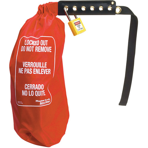 Sac de cadenassage &eacute;lectrique pour prise surdimensionn&eacute;e & contr&ocirc;le de palan, Type Prise Southpoint Industrial Supply