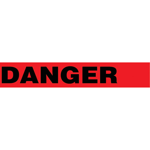 Floor Safety Tape, 3" x 54', Vinyl, Black/Red Southpoint Industrial Supply