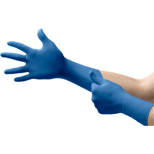 UltraSense&reg; EC Gloves, X-Small, Nitrile, 5-mil, Powder-Free, Blue, Class 2 Southpoint Industrial Supply