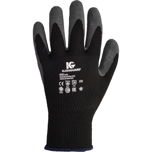 KleenGuard G40 Multi-Purpose Gloves, 7/Small, Rubber Latex Coating, 10 Gauge, Polyester/Cotton Shell Southpoint Industrial Supply