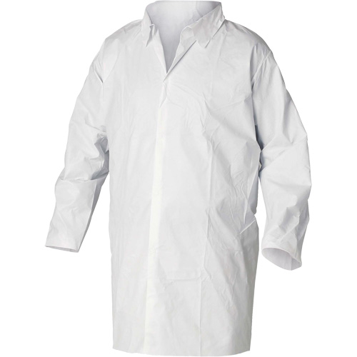 KleenGuard A20 Lab Coat, SMS, White, Large Southpoint Industrial Supply