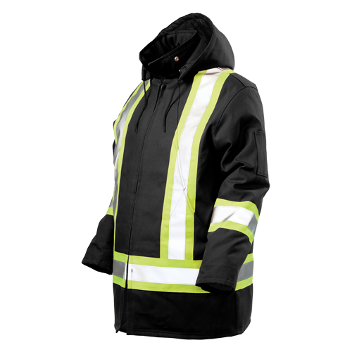 Parka de s&eacute;curit&eacute;, Noir, Grand Southpoint Industrial Supply