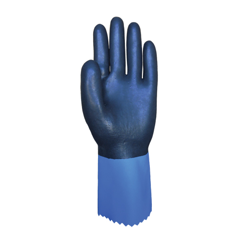 Summitech Full-Dipped Chemical Resistant Gloves, Size Small/7, 11.8" L, Chloroprene, Poly-Cotton Inner Lining, 59-mil Southpoint Industrial Supply