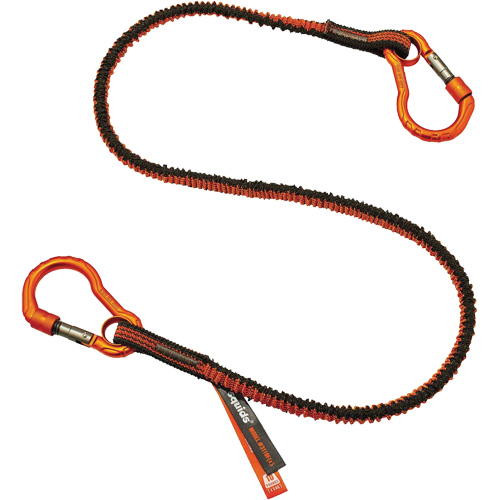 Squids&reg; 3110F(x) Tool Lanyard, Bungee, Dual Carabiner Southpoint Industrial Supply