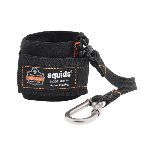 Squids&reg; 3114 Pull-On Wrist Lanyard with Carabiner Southpoint Industrial Supply