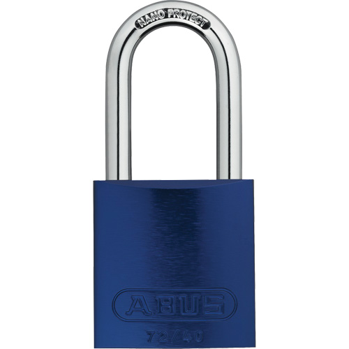 Safety Padlock, Blue, Keyed Different, Aluminum, 1-1/2" Width Southpoint Industrial Supply
