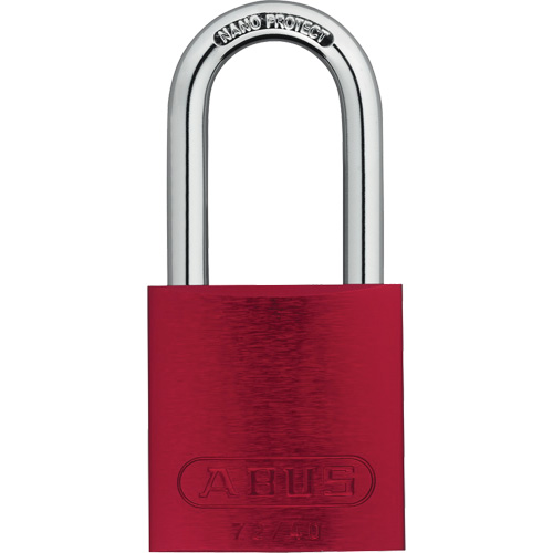 Safety Padlock, Red, Keyed Different, Aluminum, 1-1/2" Width Southpoint Industrial Supply