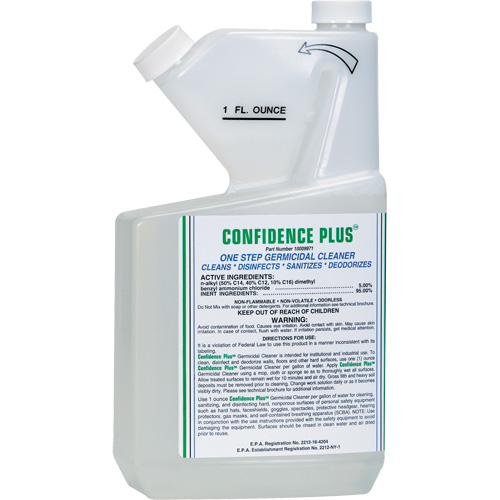 Confidence Plus Germicidal Respirator Cleaner, Liquid Southpoint Industrial Supply