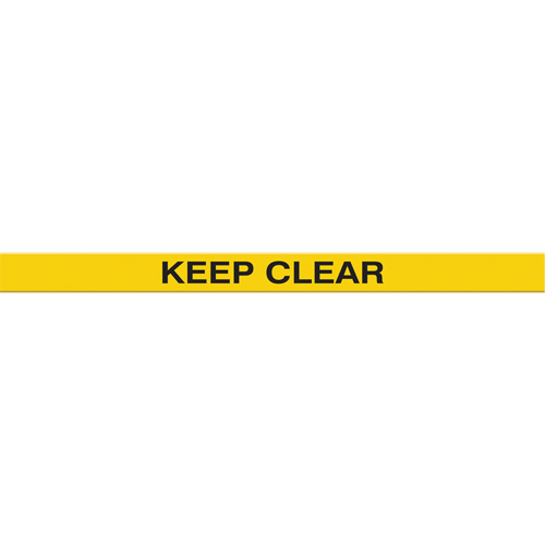 Tough-Mark Heavy-Duty Floor Marking, Rectangle, 48" L x 4" W, Yellow, Polyethylene Southpoint Industrial Supply