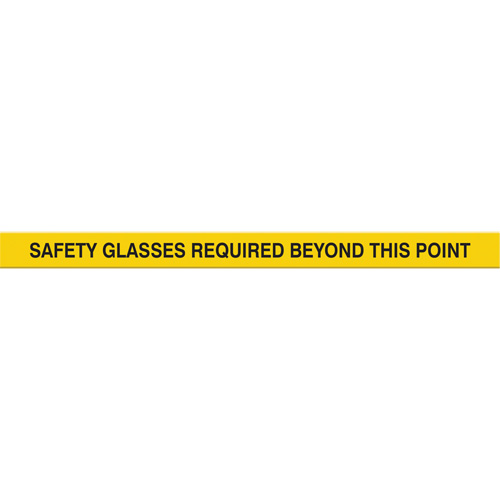 Tough-Mark Heavy-Duty Floor Marking, Rectangle, 48" L x 2" W, Yellow, Polyethylene Southpoint Industrial Supply