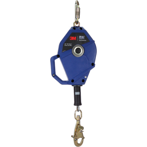 Cordage de s&eacute;curit&eacute; autor&eacute;tractable avec verrouillage intelligent, 30', Acier galvanis&eacute;, Pivotant Southpoint Industrial Supply