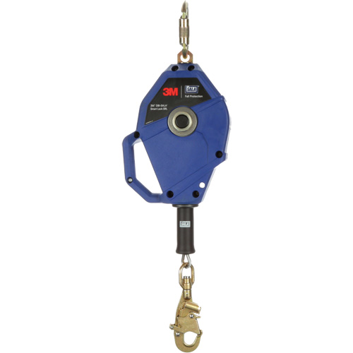 Cordage de s&eacute;curit&eacute; autor&eacute;tractable avec verrouillage intelligent, 20', Acier galvanis&eacute;, Pivotant Southpoint Industrial Supply