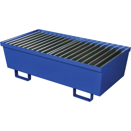 Steel Spill Containment Pallet, 74 US gal. Spill Capacity, 27" x 51.25" x 13" Southpoint Industrial Supply