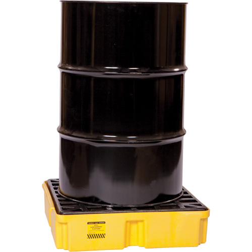 Modular Spill Platform, 15 US gal. Spill Capacity, 26" x 26.25" x 6.5" Southpoint Industrial Supply