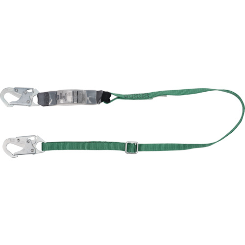V-Series Lanyard, 6', Snap Hook Center, Snap Hook Leg Ends, Polyester Southpoint Industrial Supply