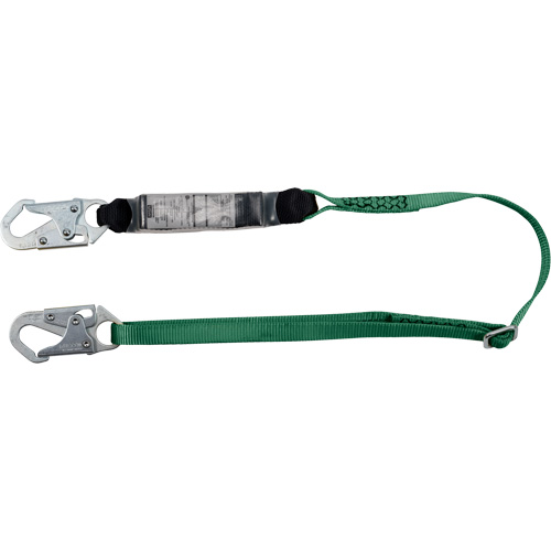 V-Series Lanyard, 6', Snap Hook Center, Snap Hook Leg Ends, Polyester Southpoint Industrial Supply